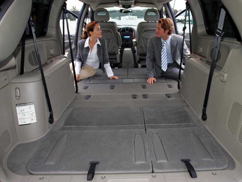 Chrysler Grand Voyager 5 багажник