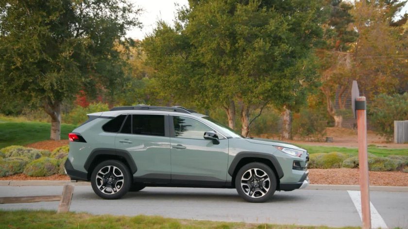 Toyota rav4 2021 зеленый