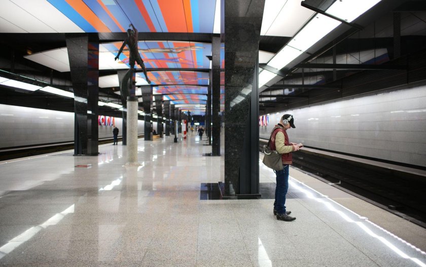 Станция цска московского метрополитена