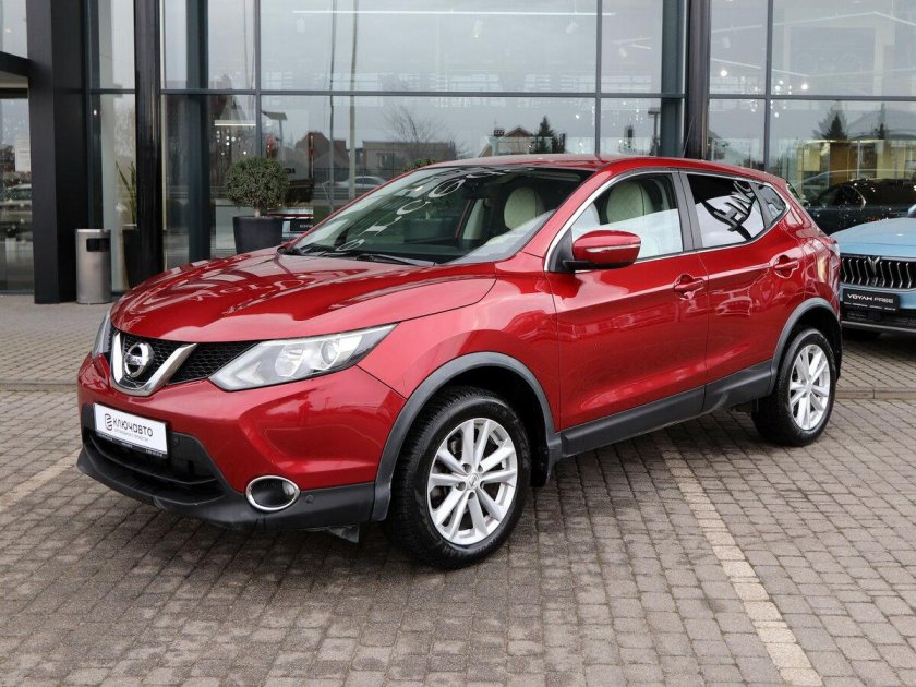 Ниссан кашкай 2016 красный