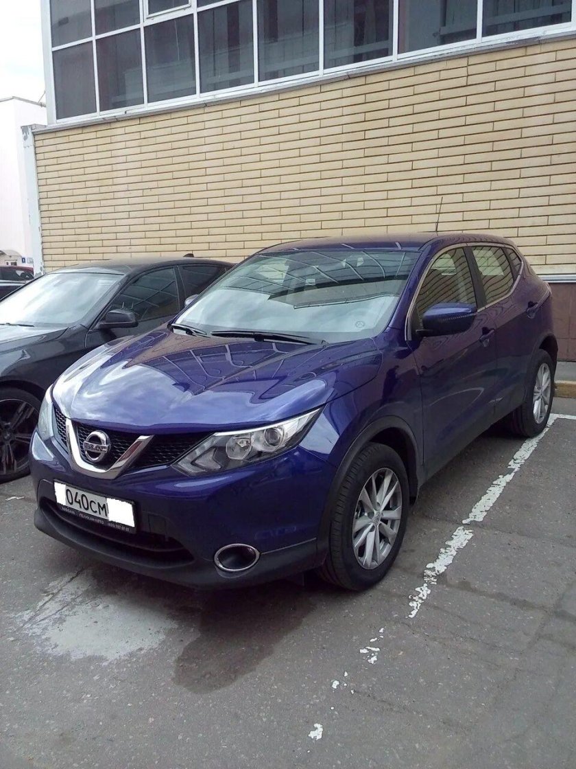 Ниссан Кашкай цвета