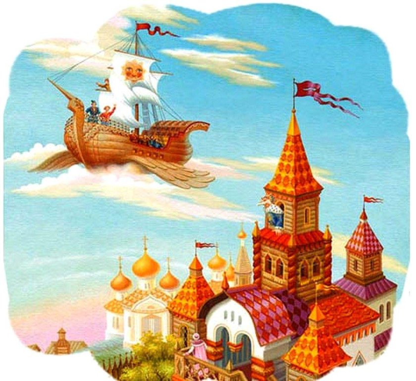 Летучий корабль пазлы