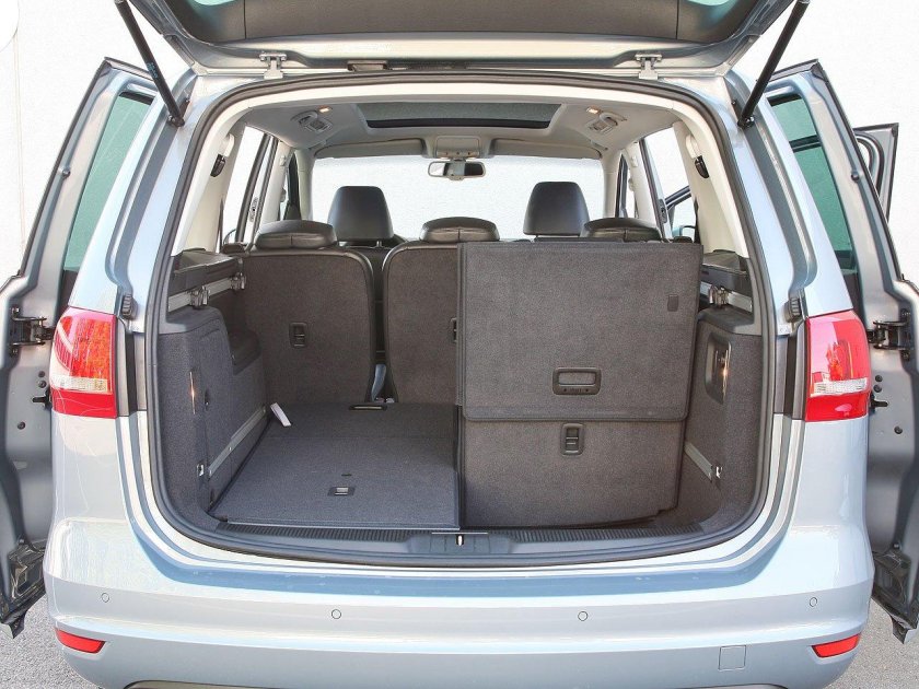 Volkswagen Sharan II багажник