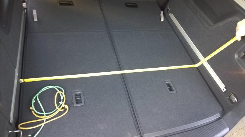 Размер багажника Шаран Фольксваген