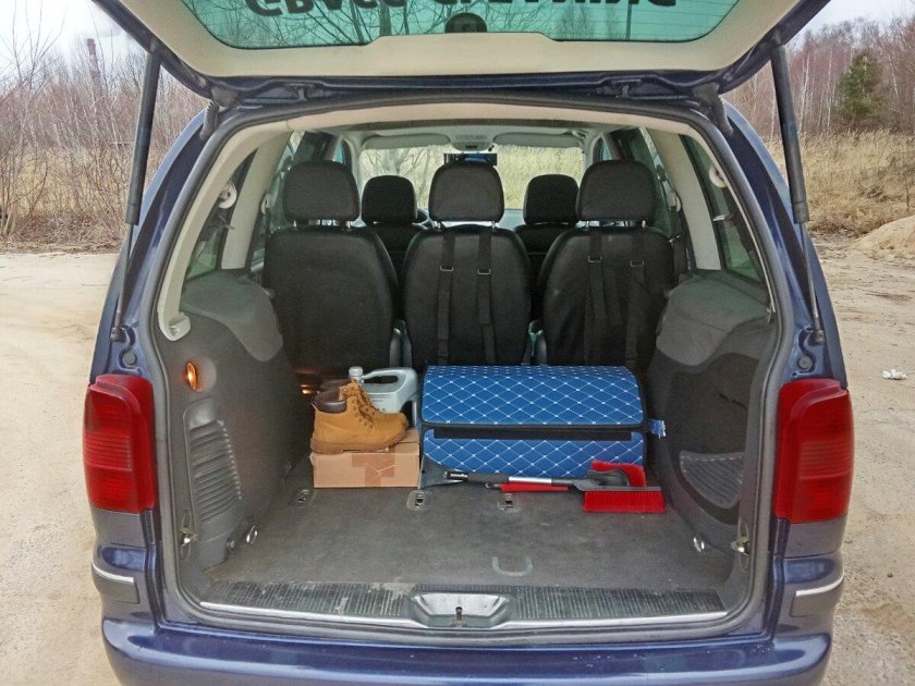 Volkswagen sharan 2008 багажник