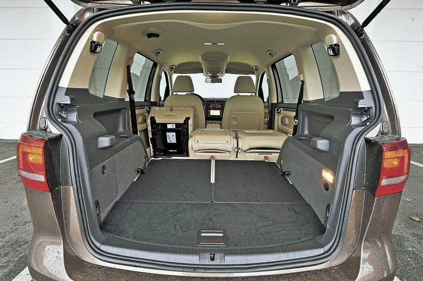 Touran 2008 багажник