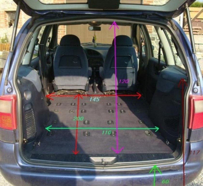 VW Sharan 1999 багажник