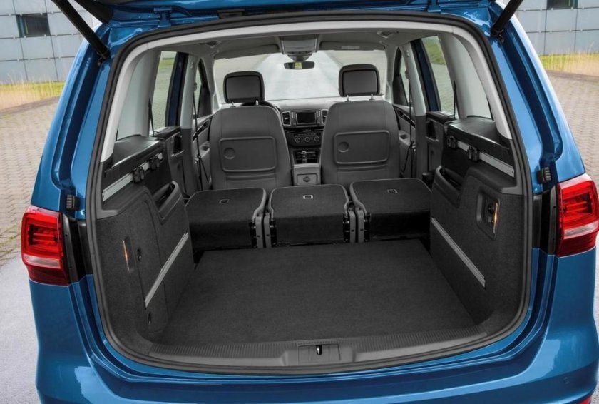Volkswagen Sharan II багажник