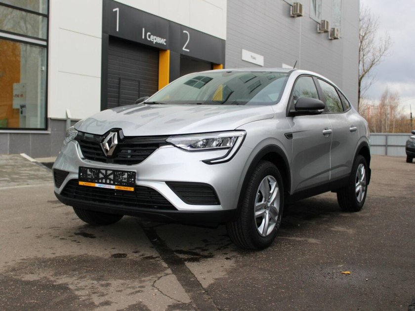 Renault arkana серый металлик