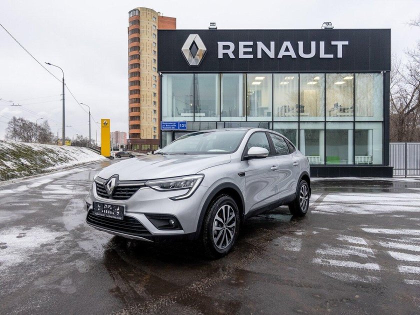 Рено аркана серебристый металлик