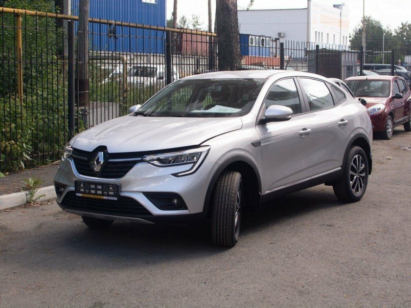 Рено аркана серая платина