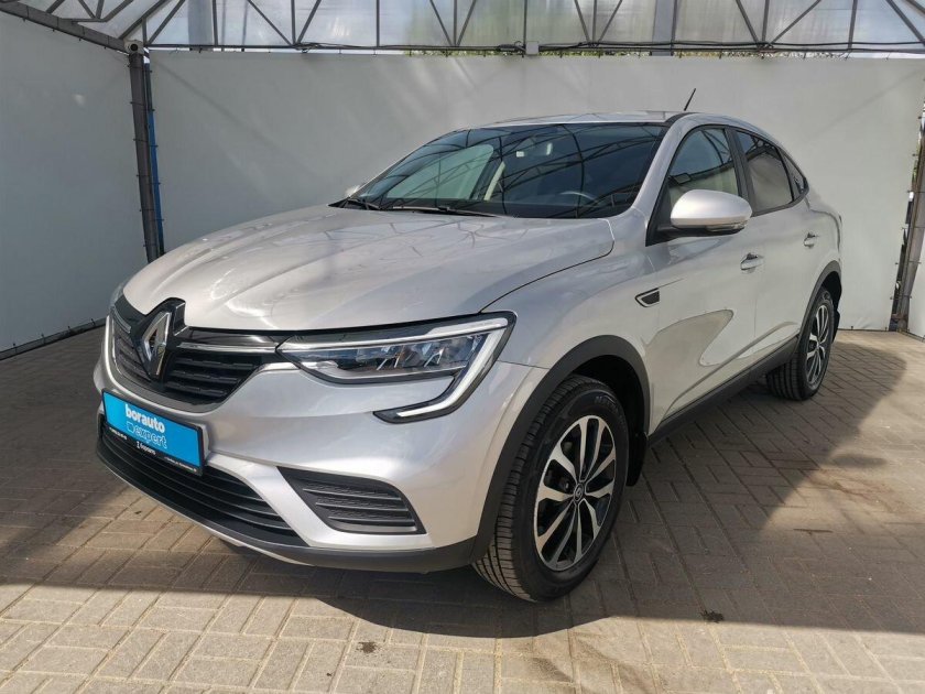 Renault Arcana серебристый металлик