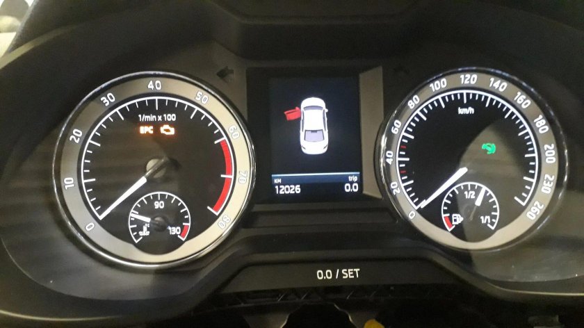 Панель приборов Skoda Octavia a7