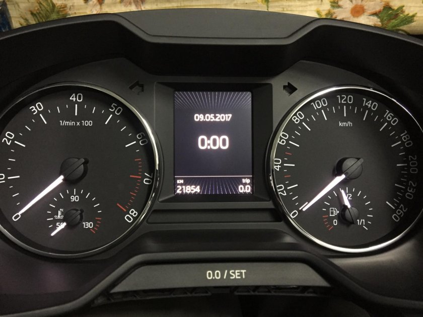 Панель приборов Skoda Octavia a7