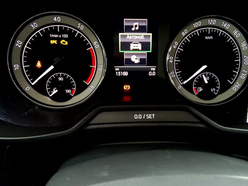 Приборная панель Шкода Кодиак