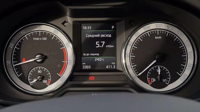 Панель приборов Skoda Octavia a7