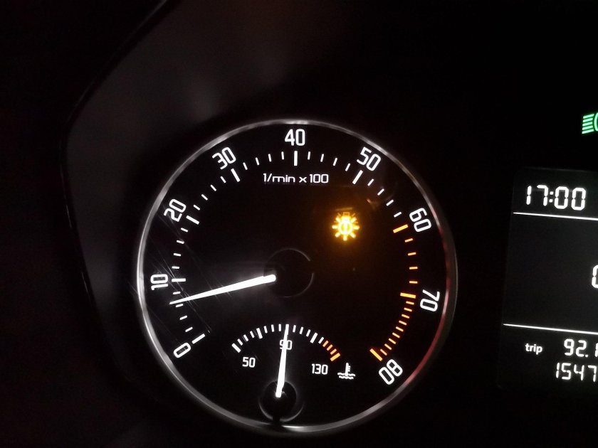 Контрольные лампы Шкода Октавия а5