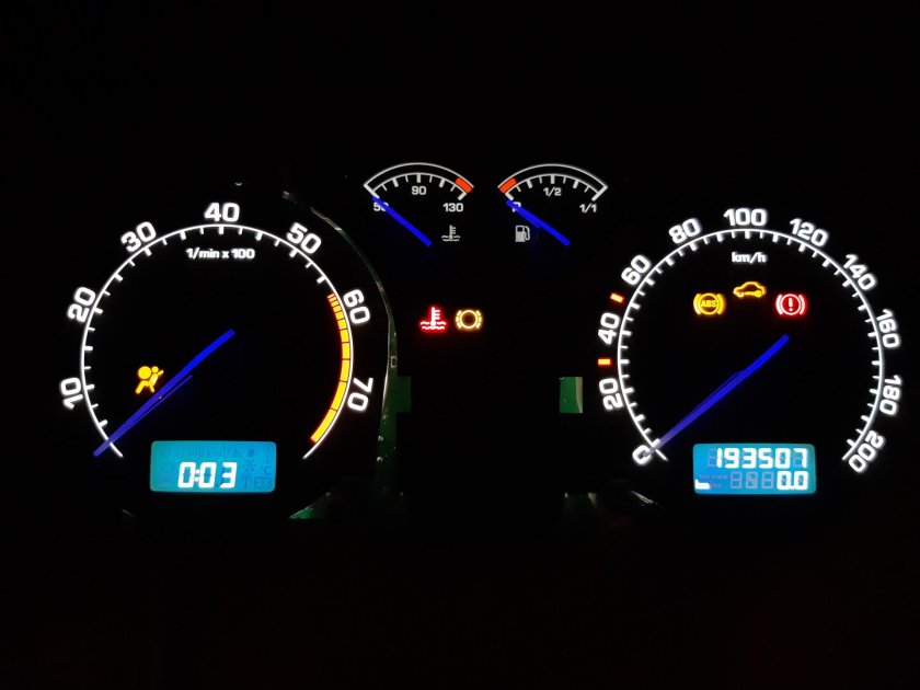 Значки на приборной панели Шкода Октавия а5