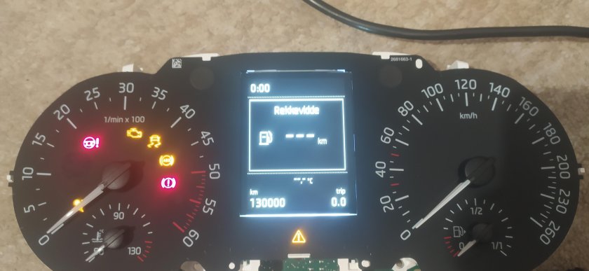 Панель приборов шкода октавия