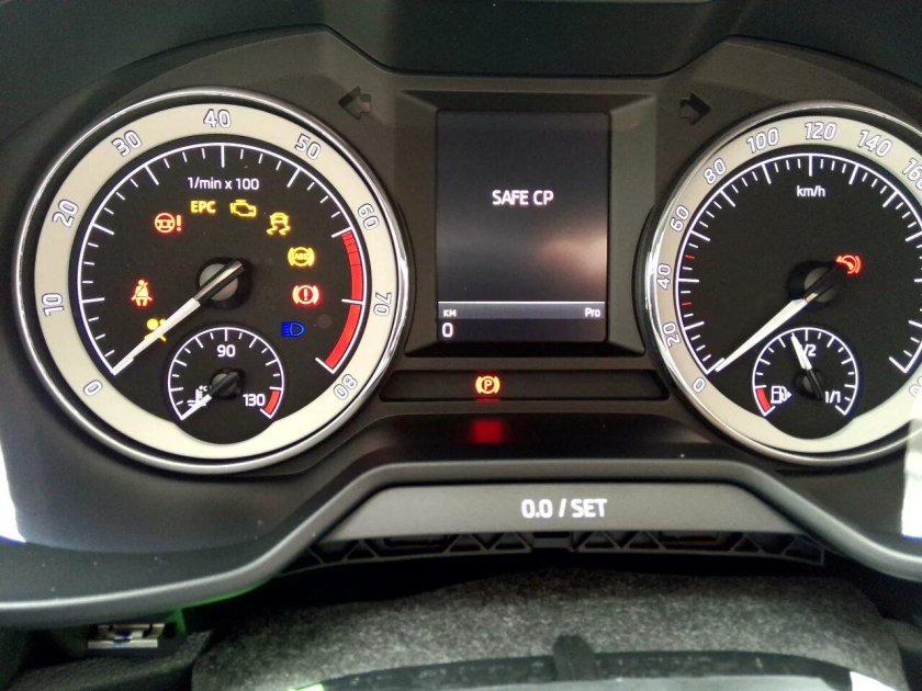 Приборная панель Octavia a7