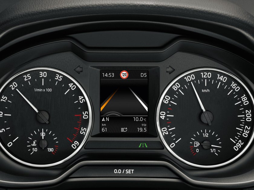 Приборка максидот Шкода Октавия а7