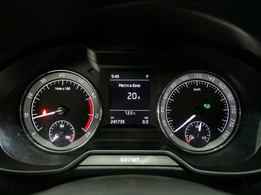 Цифровая приборка Октавия а7