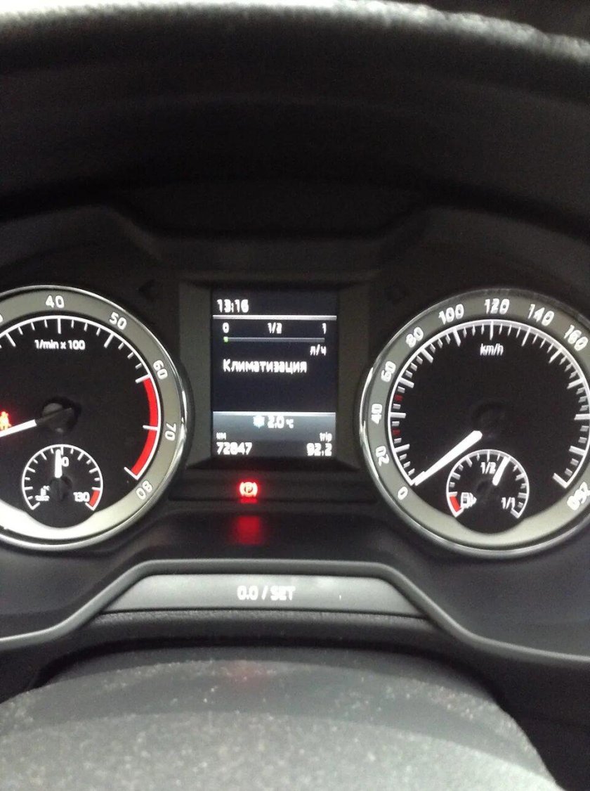 Электронная приборка на Шкода Октавия а7