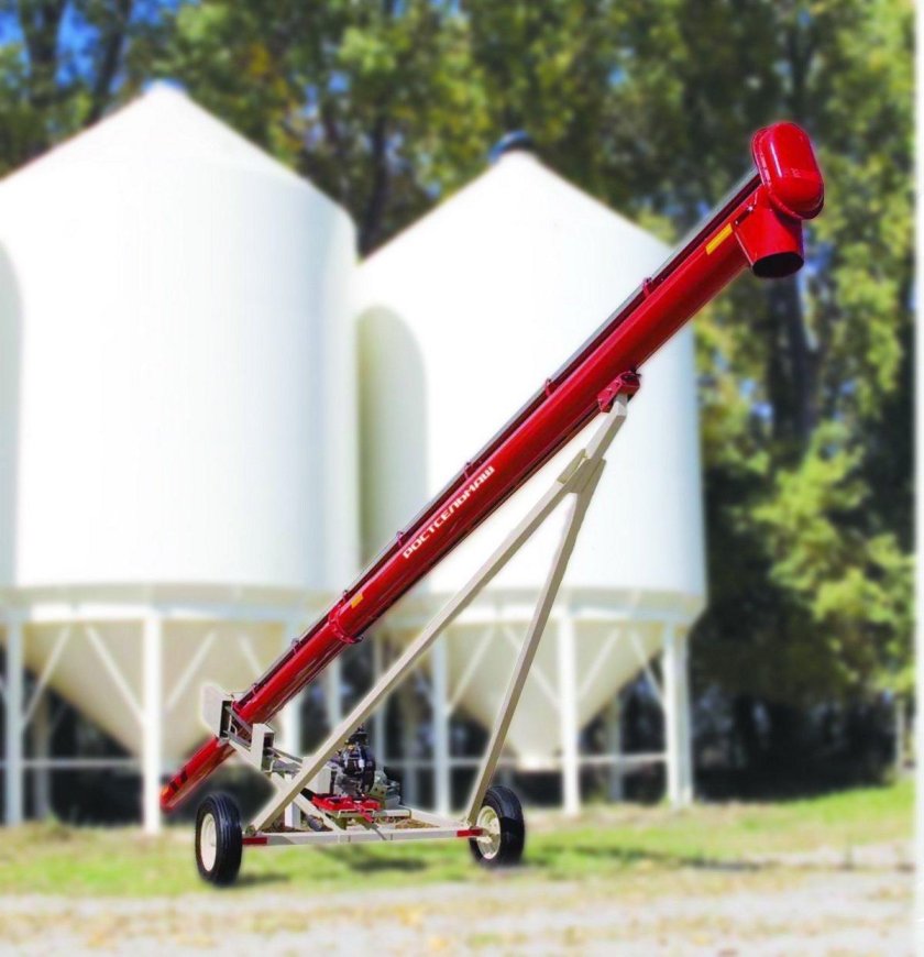 Перегрузчик зерна шнековый