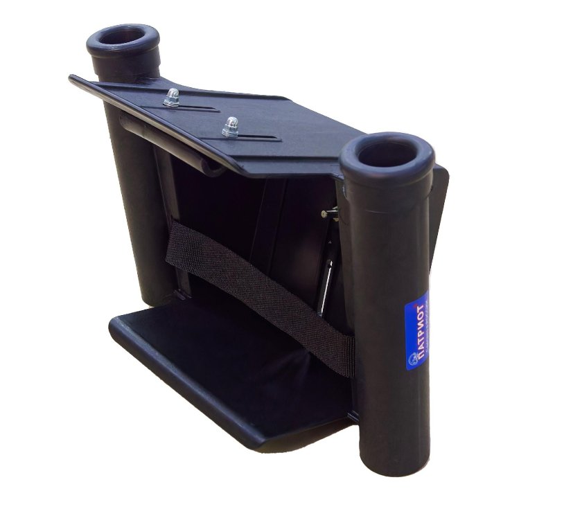 Подставка под эхолот с акб 2 удочкодержателями на ликтрос