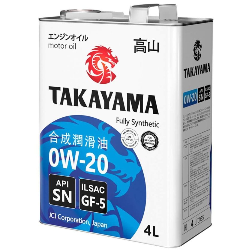 Takayama 0w20 пластик