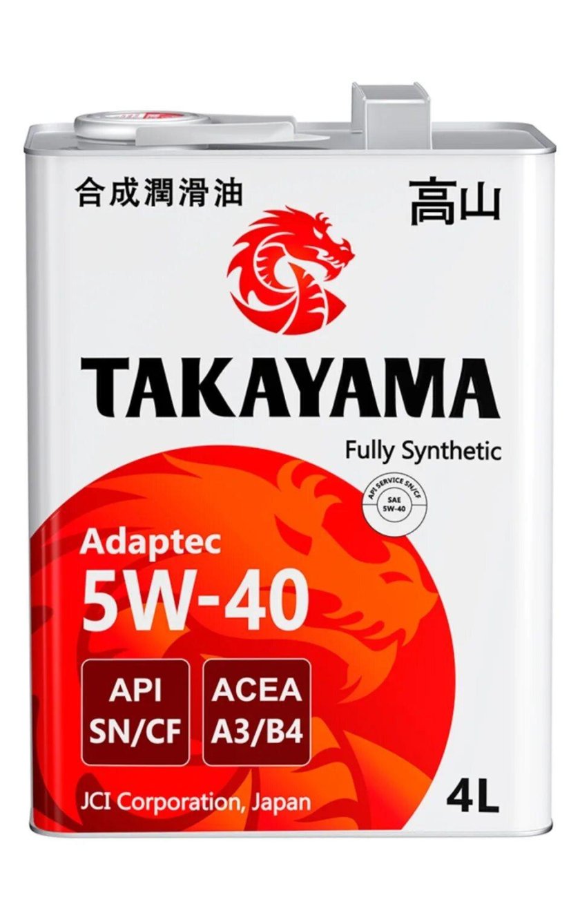 Моторное масло takayama синтетическое