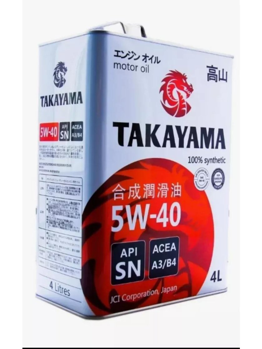 Моторное масло takayama 5w-40