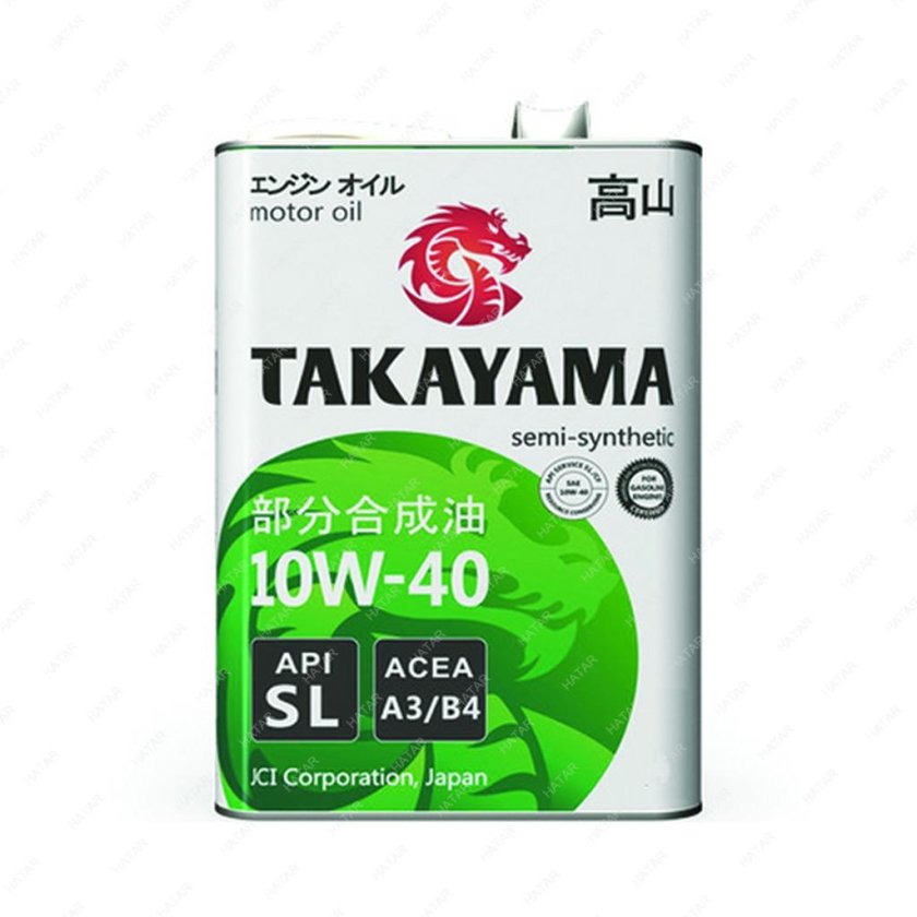 Масло такаяма 10w 40