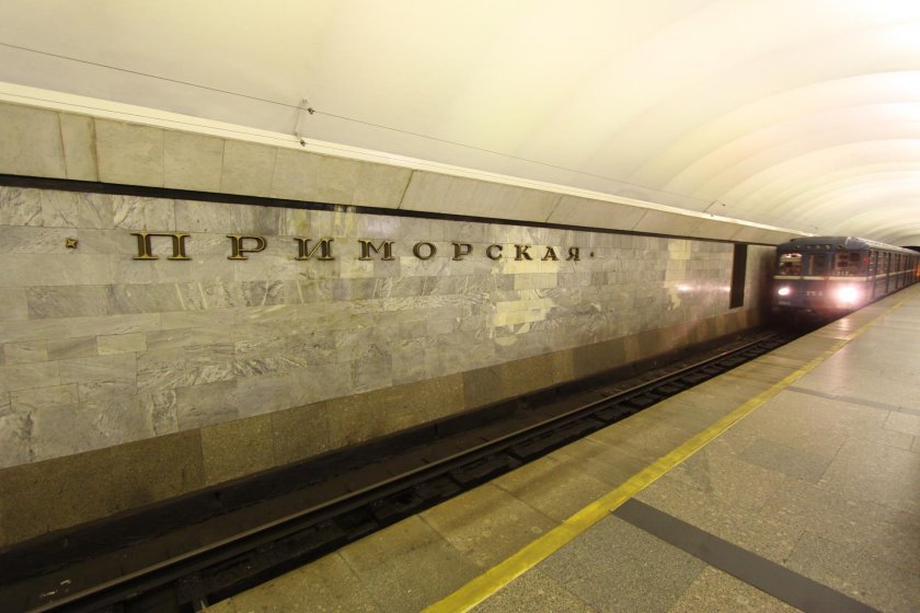 Зелёная линия метро СПБ