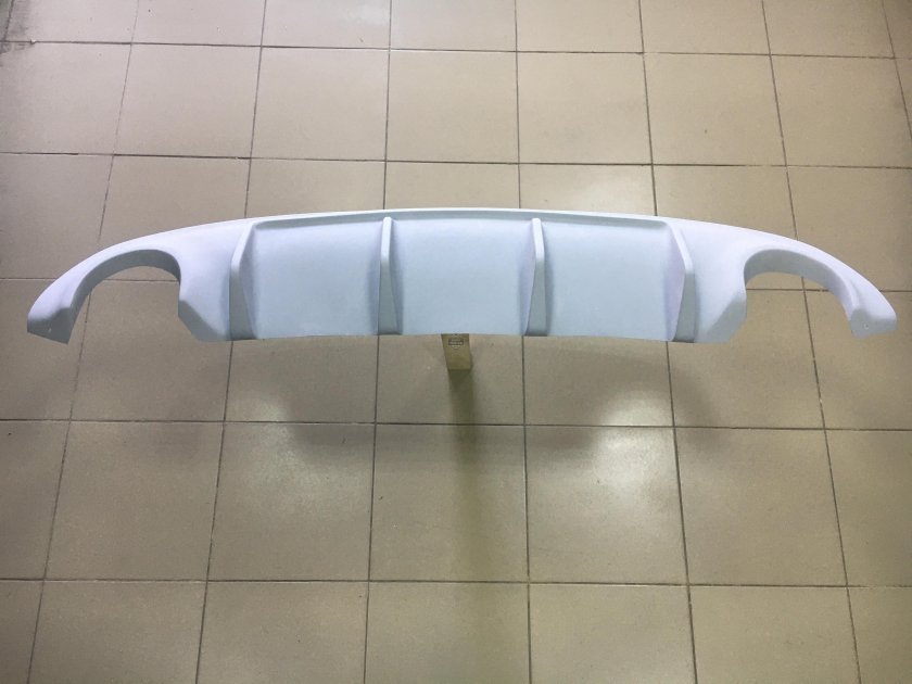 Задний диффузор бмв е60