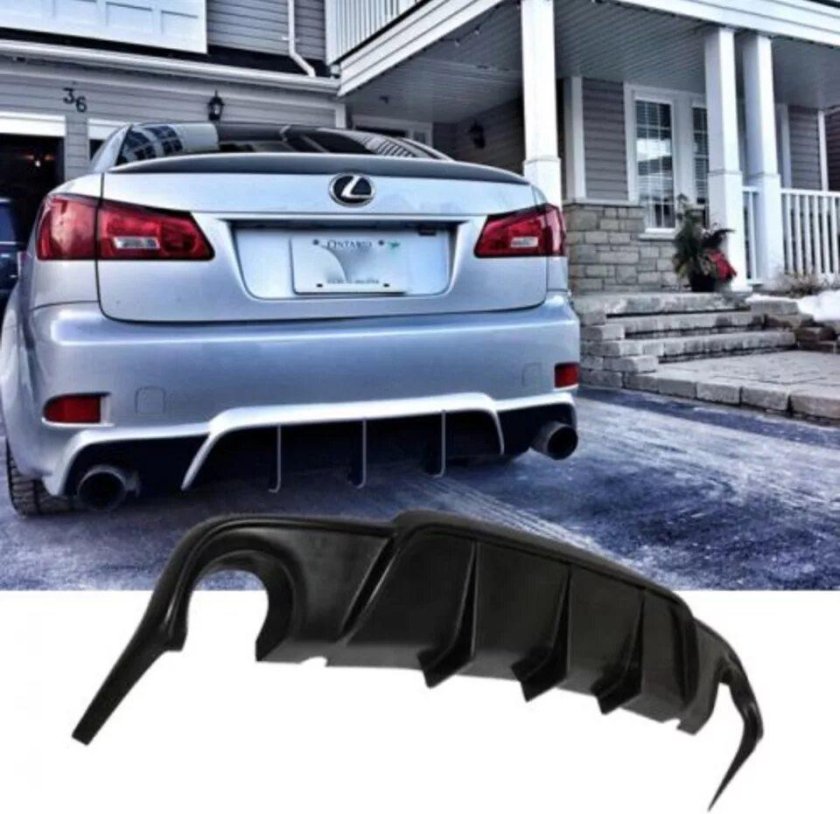 Диффузор заднего бампера Lexus is 250