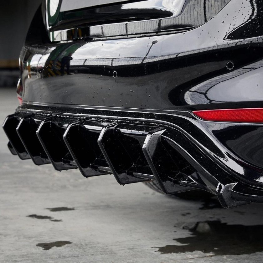 Задний диффузор на Solaris 2