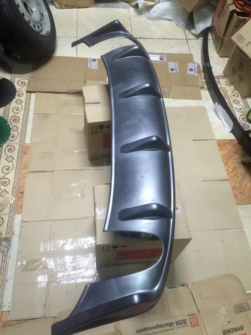 Диффузор заднего бампера Митсубиси ASX