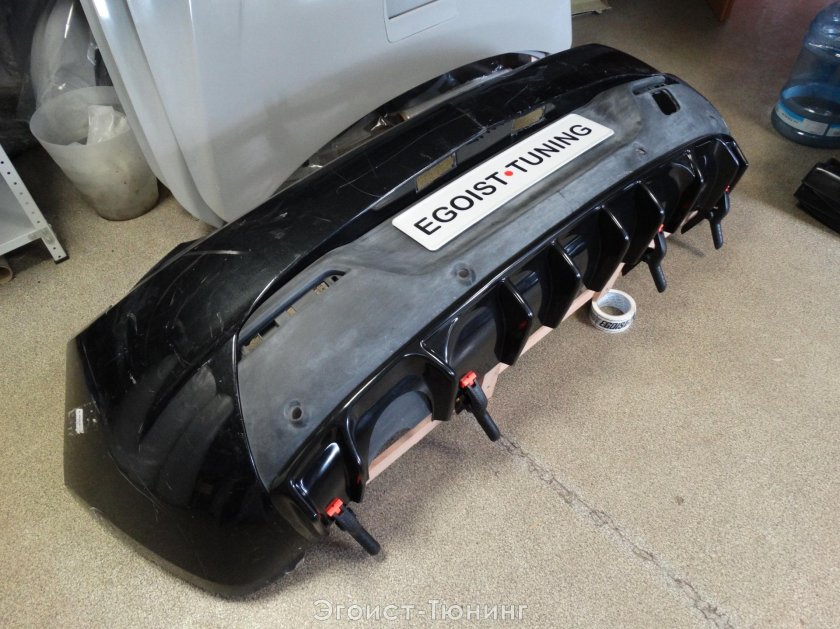 Opel Astra j GTC диффузор