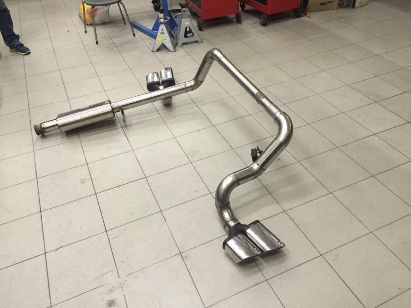 Выхлоп Гелендваген w463