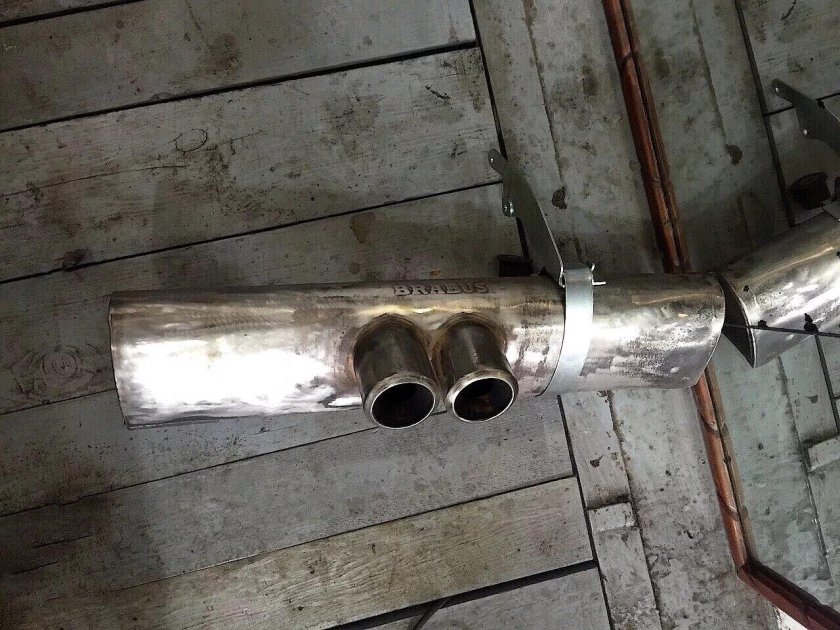 Smart 450 глушитель Brabus