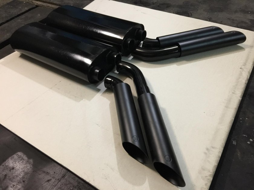 Выхлоп Брабус w210