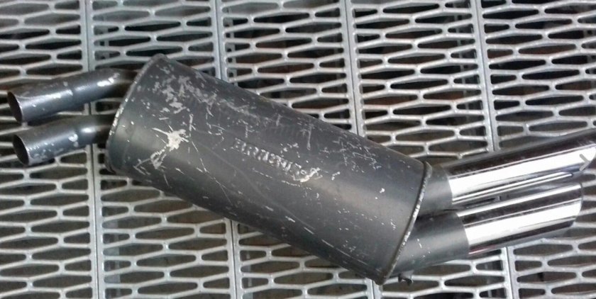 Выхлоп Брабус w218