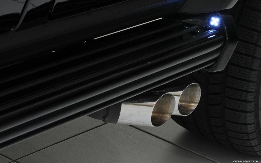 Выхлоп Брабус на Гелендваген