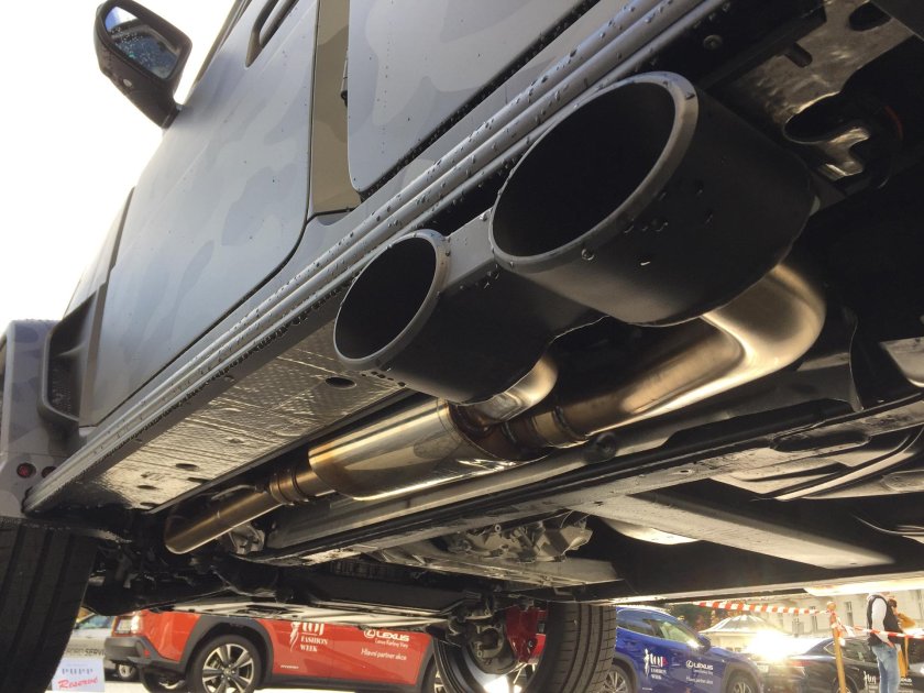 Mercedes-Benz g 500 выхлопная система