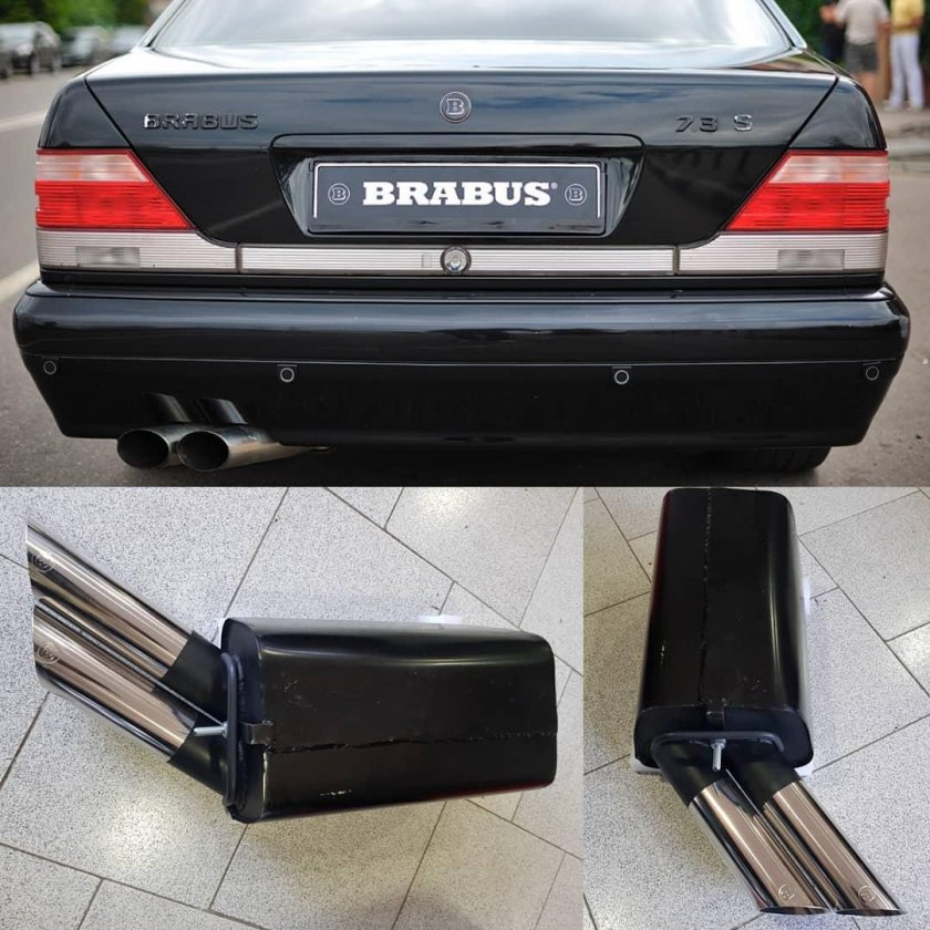 Глушитель Мерседес 140 Brabus