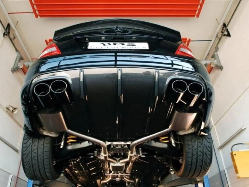 Выхлоп Мерседес АМГ 63