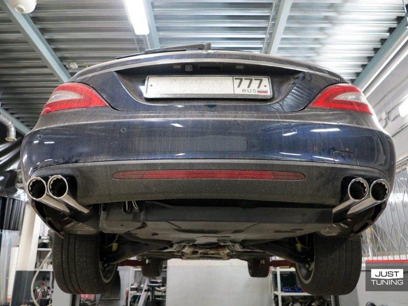 Выхлоп Brabus w221