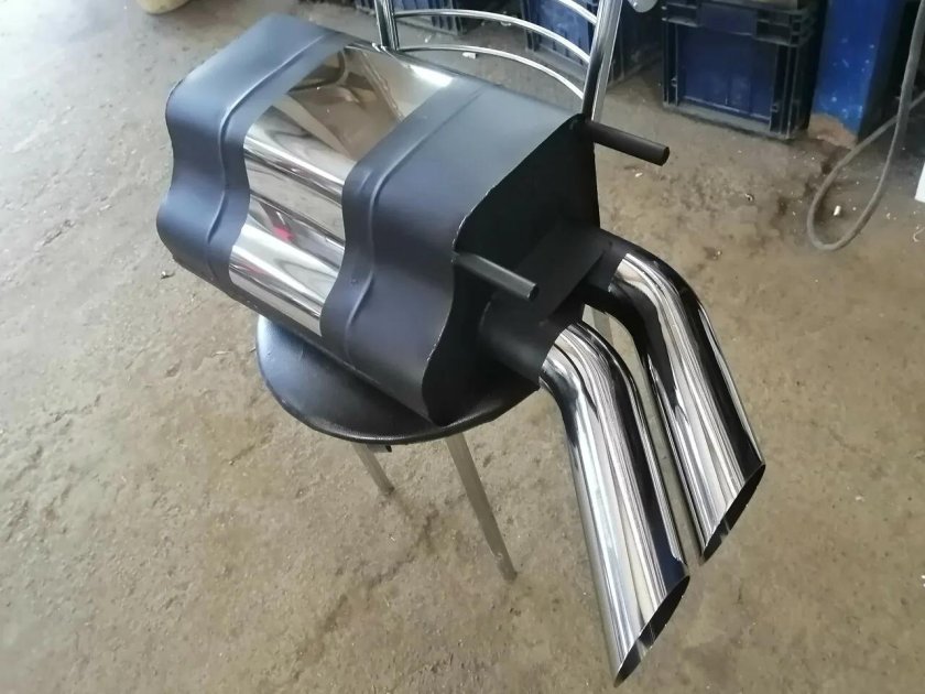 Выхлоп Брабус w124