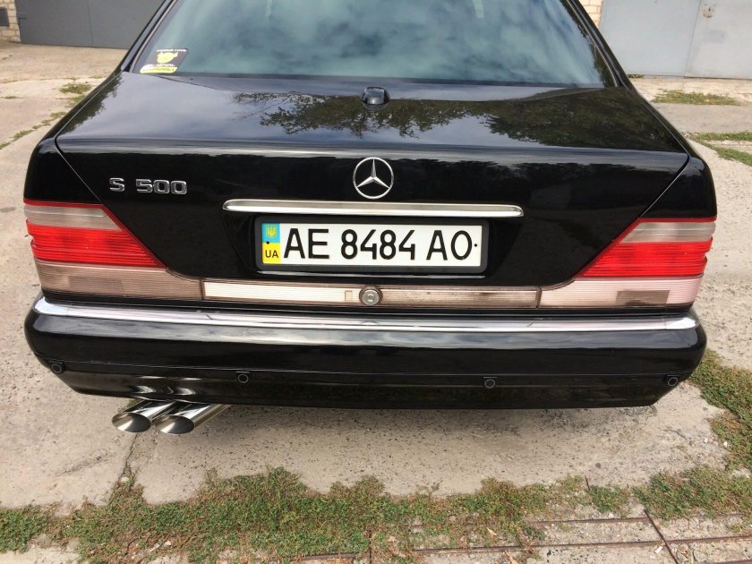 Выхлоп Брабус w140